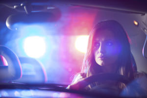 girl pulled over by police