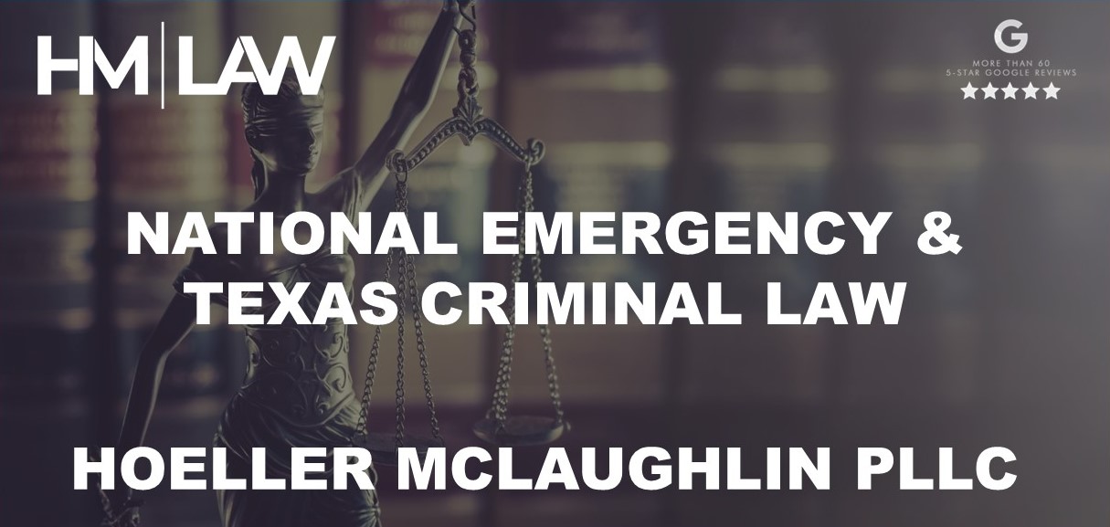 Texas Law when there is a National Emergency